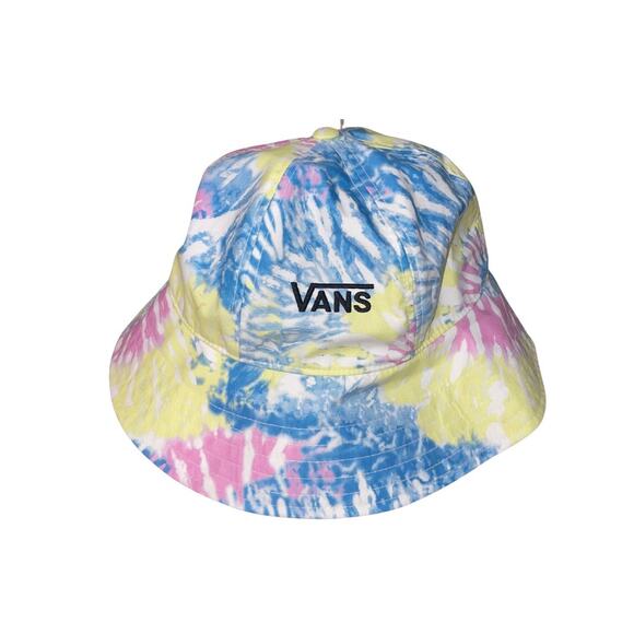 Vans Far Out Tie Dye Bucket Hat Multicolor Size Medium Unisex Skater PacSun Y2K - Picture 1 of 4